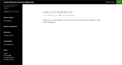 Desktop Screenshot of anthrofiction.com